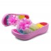 Women Summer Slippers Flip Flops Platform Floral Shoes